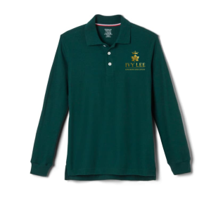 Ivy Lee Kingdom Green Long Sleeve Polo